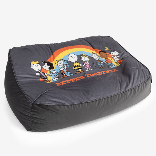 Snoopy Sedací vak Sloucher, pohovka - Duha 01