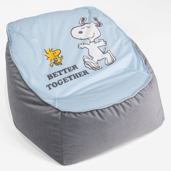 Snoopy Sedací vak Sloucher pro děti 2 do 6 let - Lepší společně 01