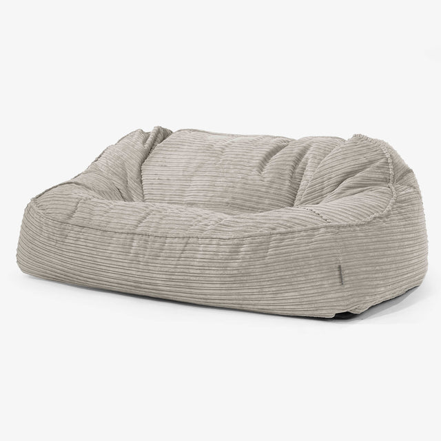 Velká sedací vak Sloucher, pohovka - Manšestr Norek 01