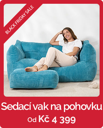 Sedací vak ve tvaru pohovky