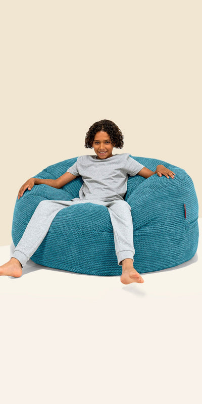 Extrémně pohodlný dětský sedací vak super velikost 6-14 let