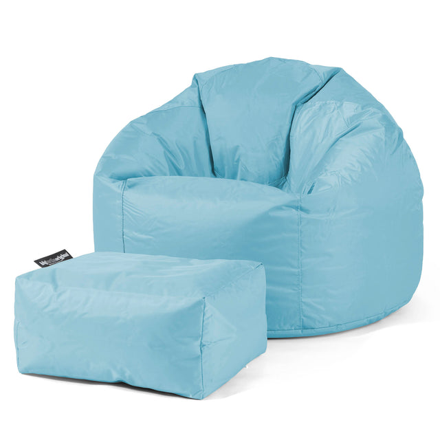 Klasický sedací pytel - SmartCanvas™ Akvamarínová 02