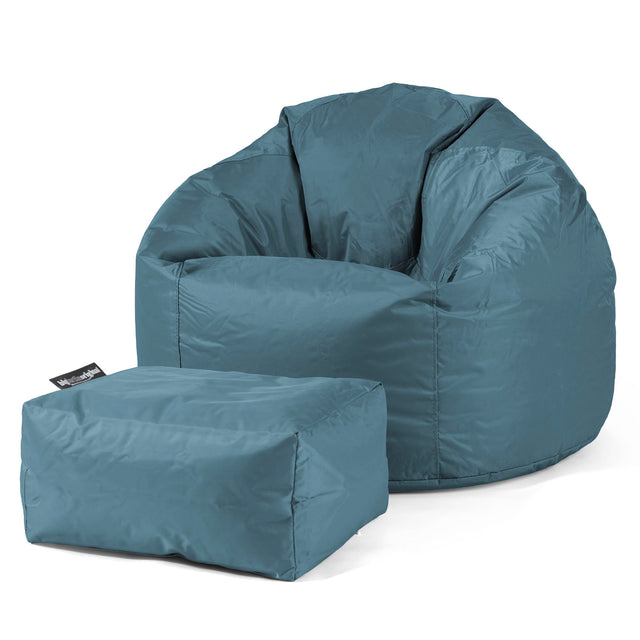 Klasický sedací pytel - SmartCanvas™ Petrolejově modrá 02