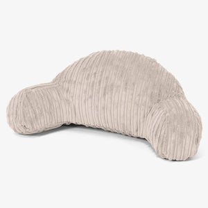 Dětský polštář na čtení s vysokou opěrkou zad -  Manšestr Slonovinová