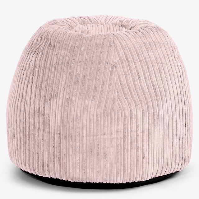Ergonomická kancelářská pouf-židle - Manšestr Jemně Růžová - 01