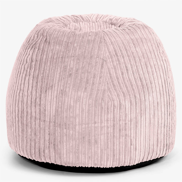 Ergonomická kancelářská pouf-židle - Manšestr Jemně Růžová - 01