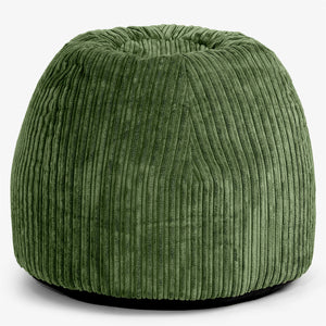 Ergonomická kancelářská pouf-židle - Manšestr Lesní zelená
