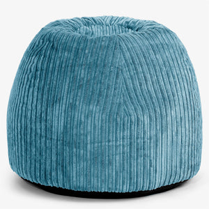 Ergonomická kancelářská pouf-židle - Manšestr Modrozelená