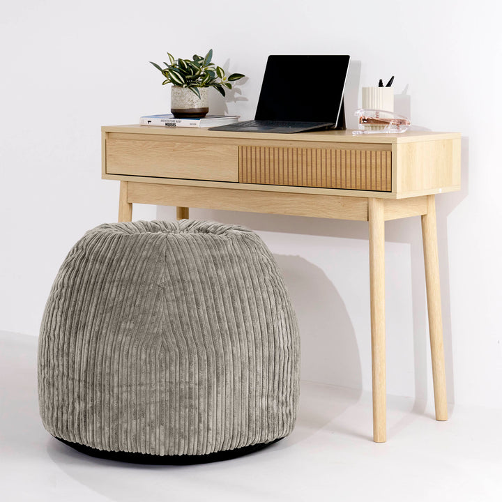 Ergonomická kancelářská pouf-židle - Manšestr Norek - 02