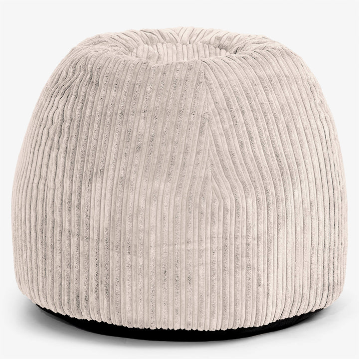 Ergonomická kancelářská pouf-židle - Manšestr Slonovinová - 01