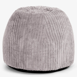 Ergonomická kancelářská pouf-židle - Manšestr Stříbrná šedá