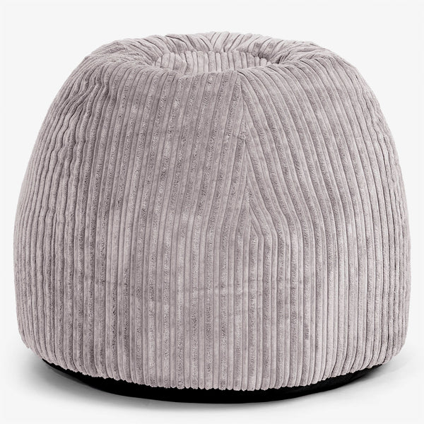 Ergonomická kancelářská pouf-židle - Manšestr Stříbrná šedá - 01