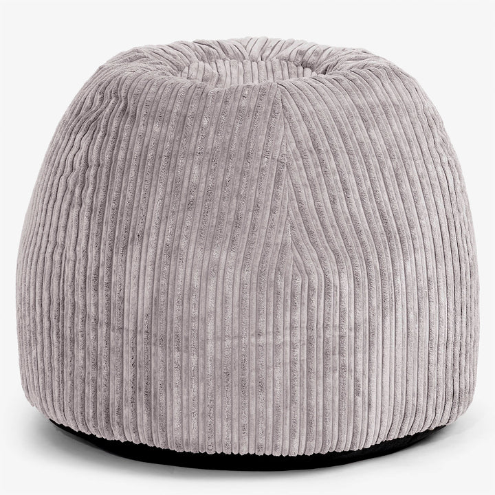 Ergonomická kancelářská pouf-židle - Manšestr Stříbrná šedá - 01
