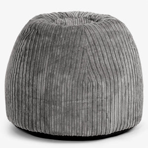 Ergonomická kancelářská pouf-židle - Manšestr Tmavomodrá šeď