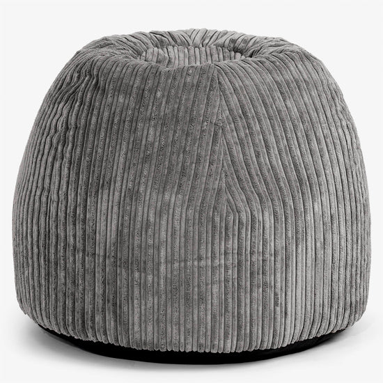 Ergonomická kancelářská pouf-židle - Manšestr Tmavomodrá šeď - 01