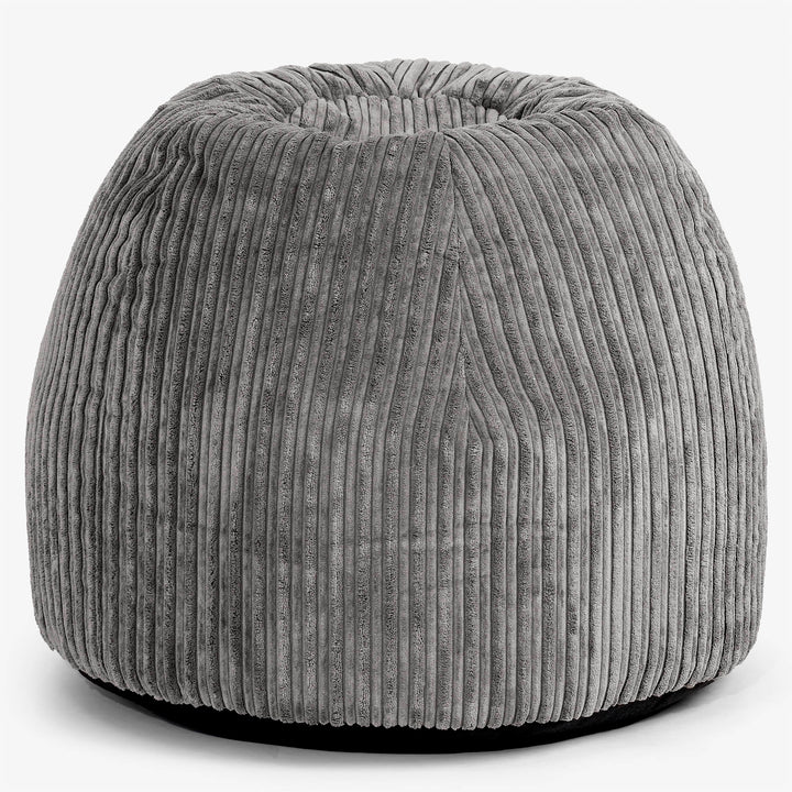 Ergonomická kancelářská pouf-židle - Manšestr Tmavomodrá šeď - 01