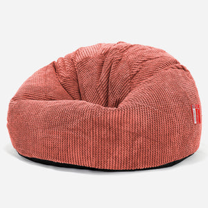 Klasický sedací pytel - Pom pom Dýňová Oranžová