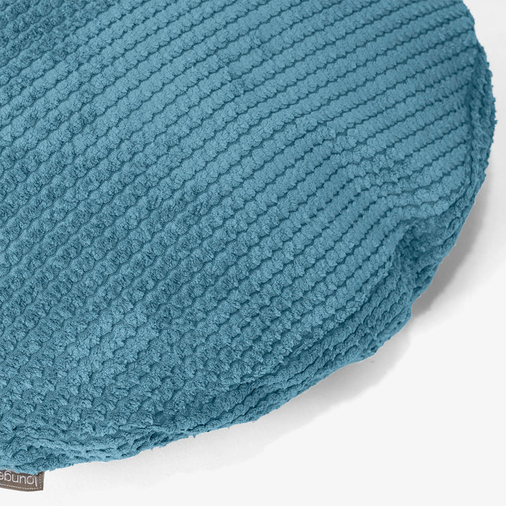 Kulatý Povlak na Polštář 50cm - Pom pom Modrozelená 02