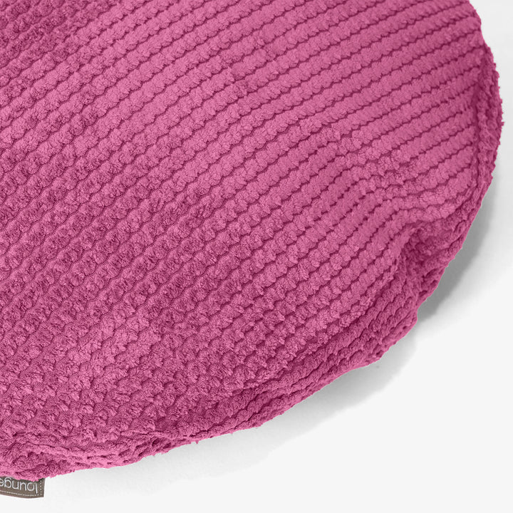Kulatý Povlak na Polštář 50cm - Pom pom Růžová 02