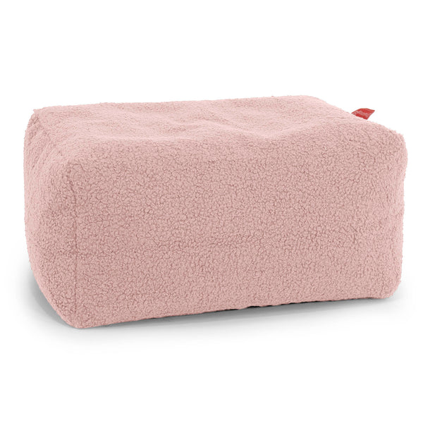Malá podnožka - Buklé Růžová 01