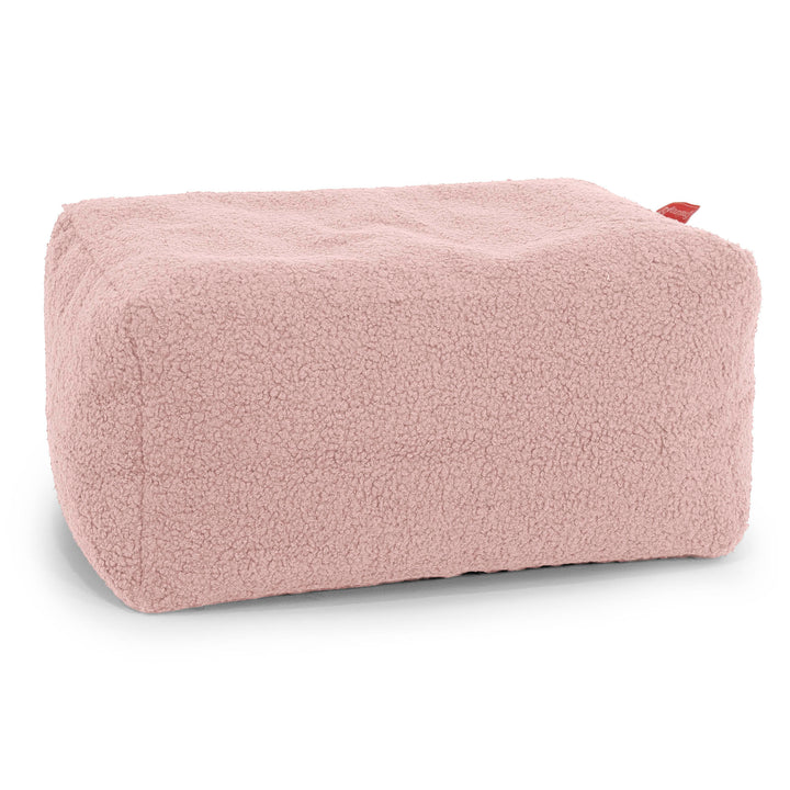 Malá podnožka - Buklé Růžová 01