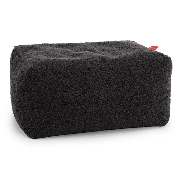 Malá podnožka - Buklé Tmavomodrá šeď 01