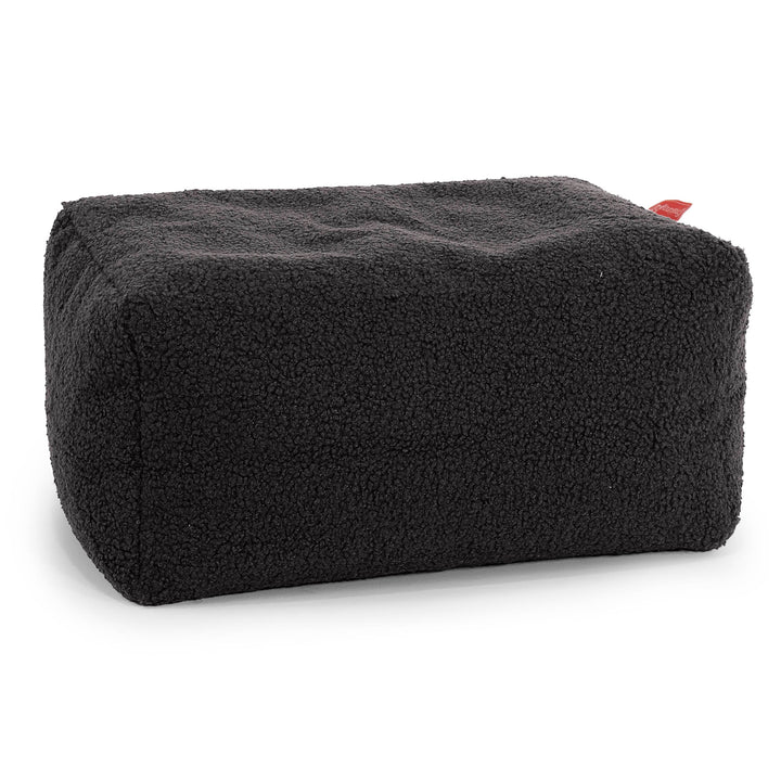 Malá podnožka - Buklé Tmavomodrá šeď 01