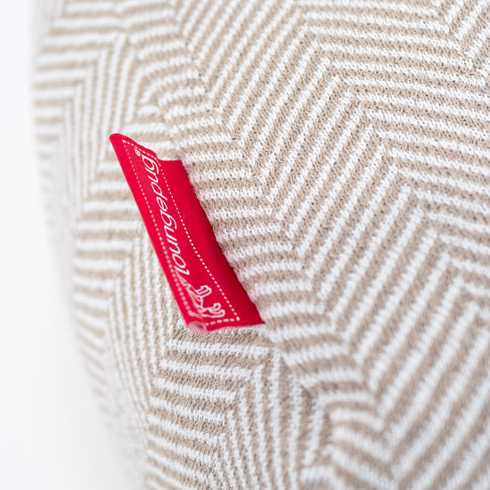 Malá podnožka - Pletený Pletený Rybí Kost Kámen 02