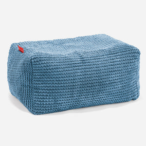 Malá podnožka - Pom pom Azurová