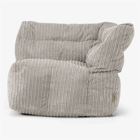 Modulární Pohovka Sedací Vak, Levý Rohový Díl - Manšestr Norek 01