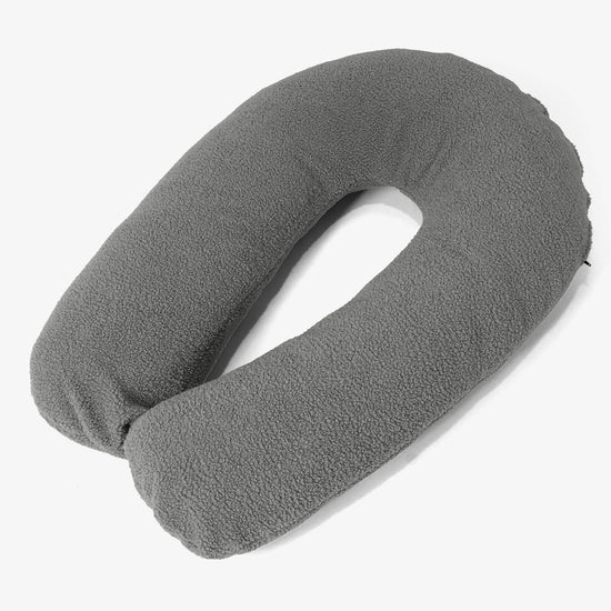 Objímací polštář - Buklé Šedá 01