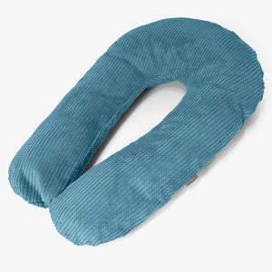 Objímací polštář - Pom pom Modrozelená
