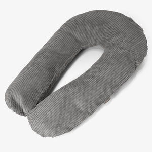 Objímací polštář - Pom pom Tmavě šedá