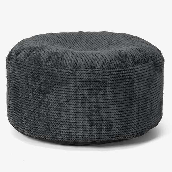 Ottoman Puf s Podnosem - Pom pom Černá - 02