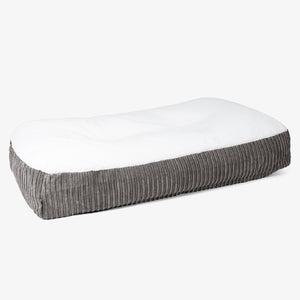 Pelíšek pro psy Sloucher XL - Sherpa & Manšestr Tmavomodrá šeď