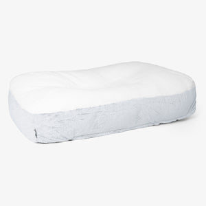 Pelíšek pro psy Sloucher XL - Umělá králičí kožešina Pudrově modrá