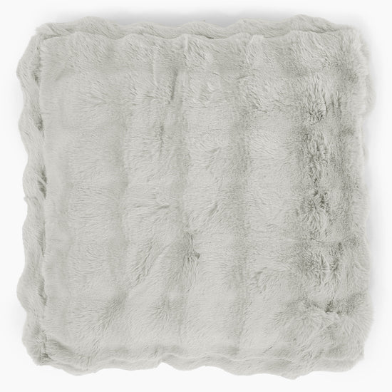 Podlahový Polštář - Umělá kožešina Bublina Šalvějová zelená 02