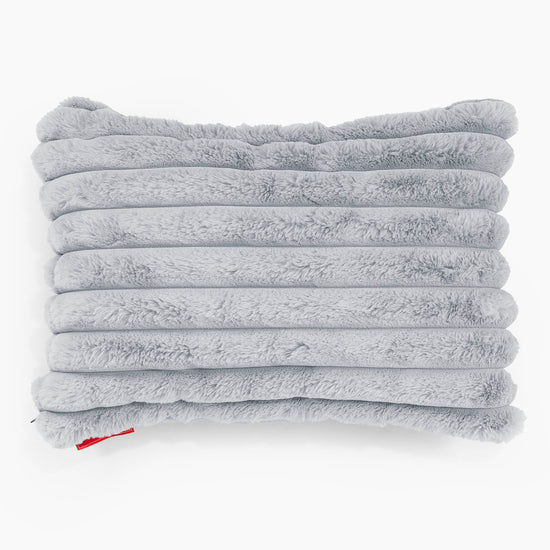 Povlak na Polštář 35 x 50cm - Ultra plyšový kord Modrá kačenková 01