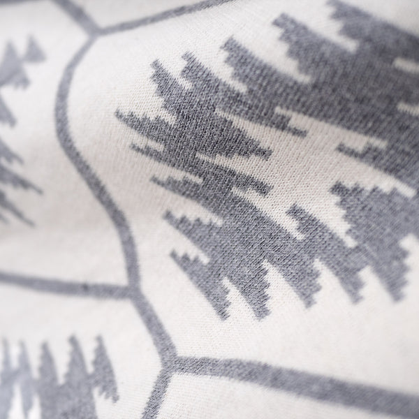 Přehoz na pohovku / deka - Pletený Horizon Fabric Close-up Image