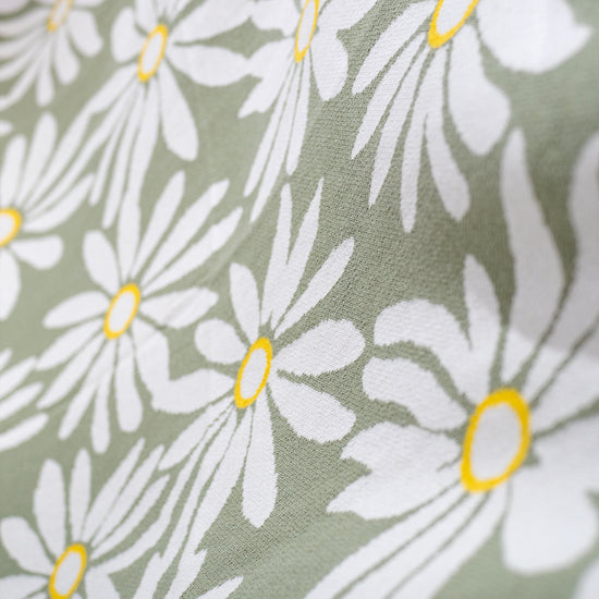 Přehoz na pohovku / deka - Pletený Květinový Máta 02