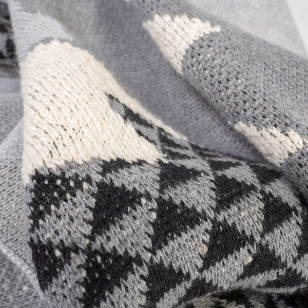 Přehoz na pohovku / deka - Pletený Solo Liška Fabric Close-up Image