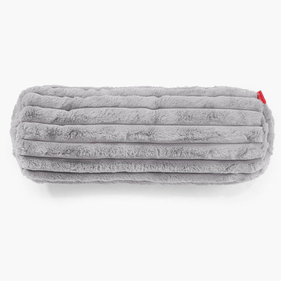 Relaxační Povlak na Polštář 20 x 55cm - Ultra plyšový kord Šedá 02