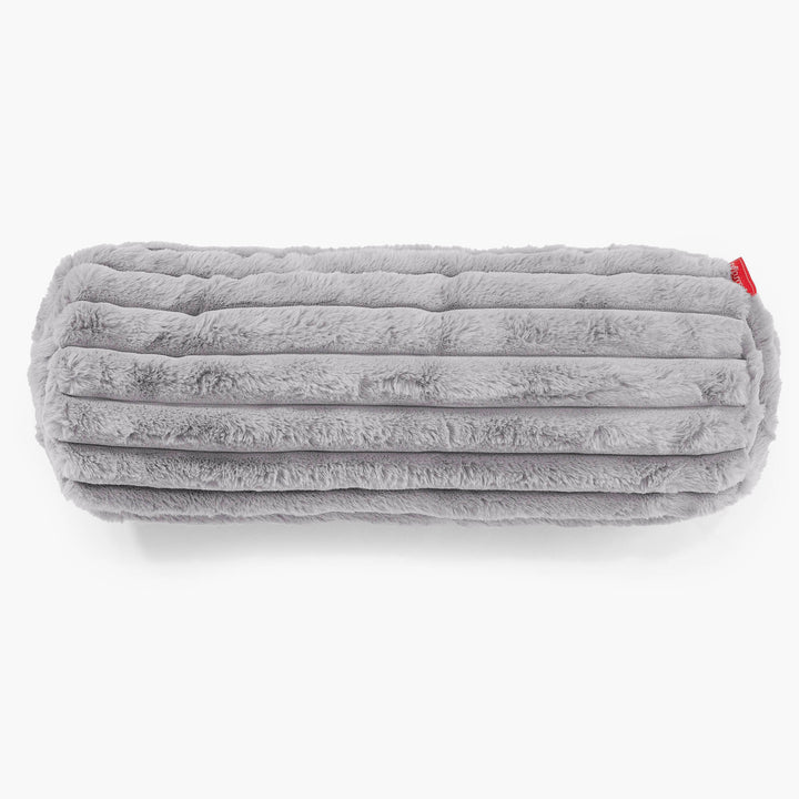 Relaxační Povlak na Polštář 20 x 55cm - Ultra plyšový kord Šedá 02