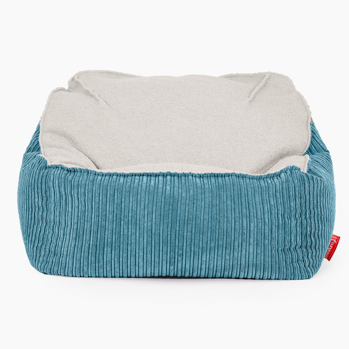 Sedací pytel Sloucher, křeslo - Buklé & Manšestr Modrozelená 02