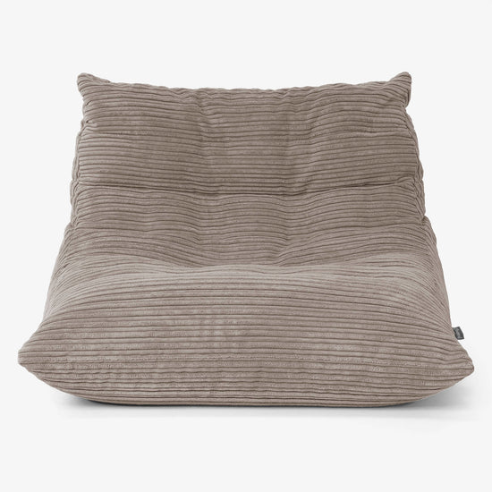 Sedací vak Noah na podlahu - Manšestr Holubí šeď 01