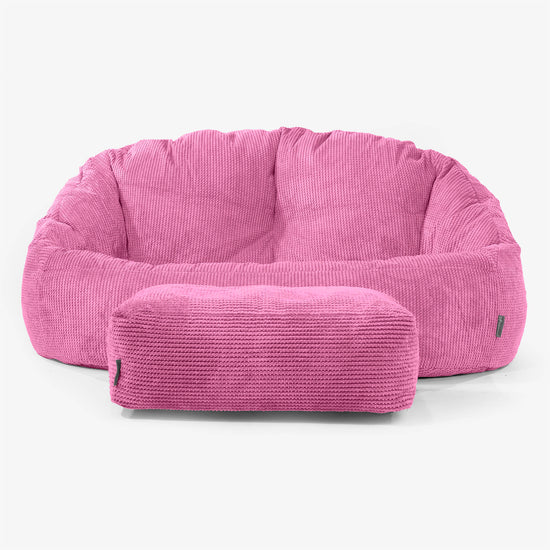 Sedací vak pohovka Bubble - Pom pom Růžová 02