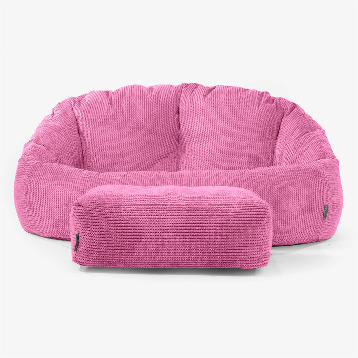 Sedací vak pohovka Bubble - Pom pom Růžová 02