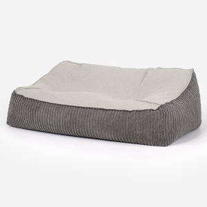 Sedací vak Sloucher, pohovka - Buklé & Manšestr Tmavomodrá šeď