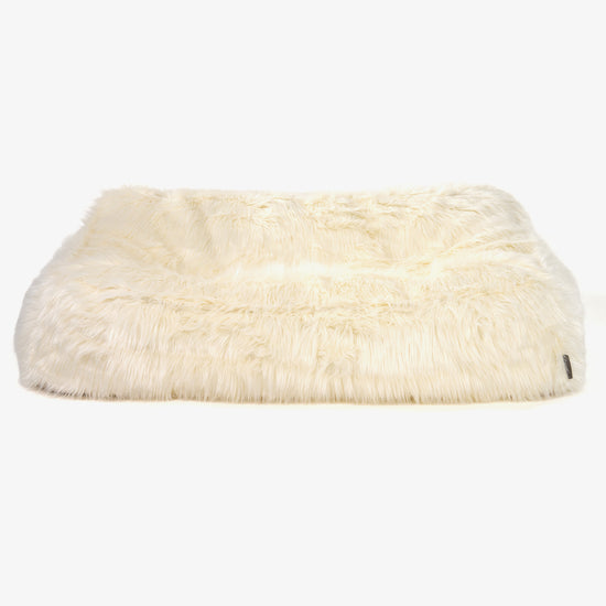 Sedací vak Sloucher pohovka - Mongolská Umělá Kožešina Krémová 02