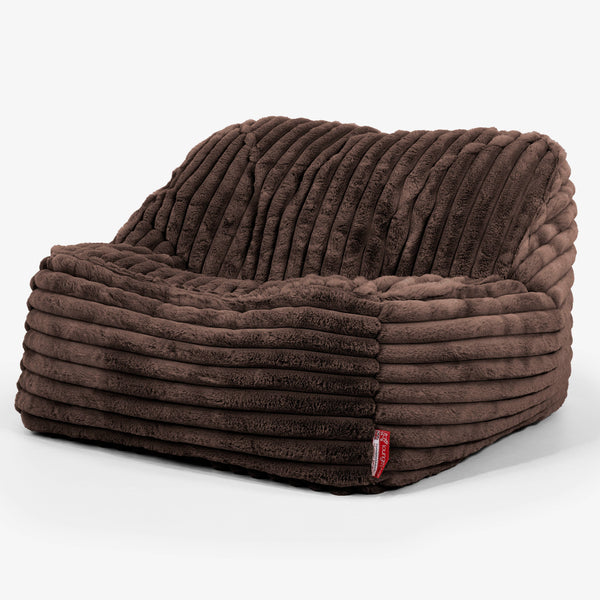 Sedací pytel Sloucher, křeslo - Ultra plyšový kord Sobolí 01